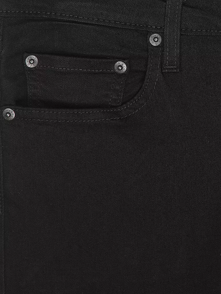 LEVI'S® Jeans Skinny Fit 721 HIGH RISE SKINNY MIDNIGHT schwarz