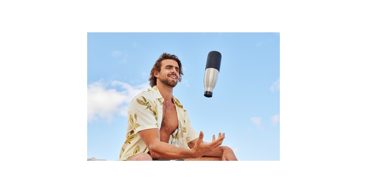 EmsaBludrop Sleeve Thermosfles  (Zwart, 0,7 Liter)