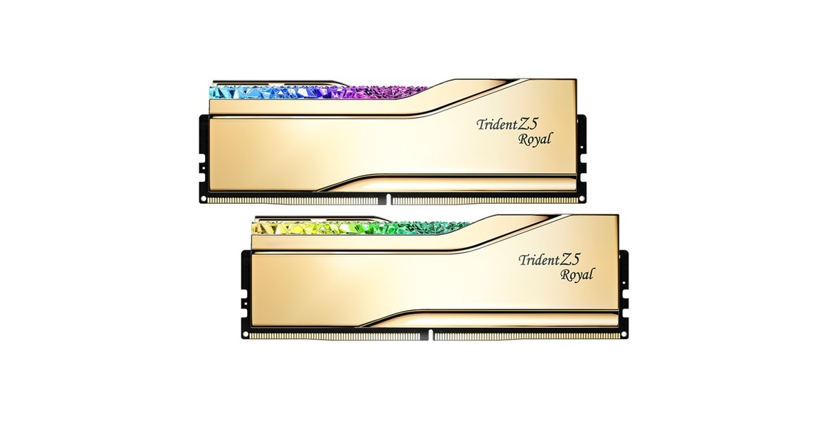 G.Skill48 GB DDR5-6000 werkgeheugen  (Goud, Trident Z5 Royal Neo, AMD EXPO)
