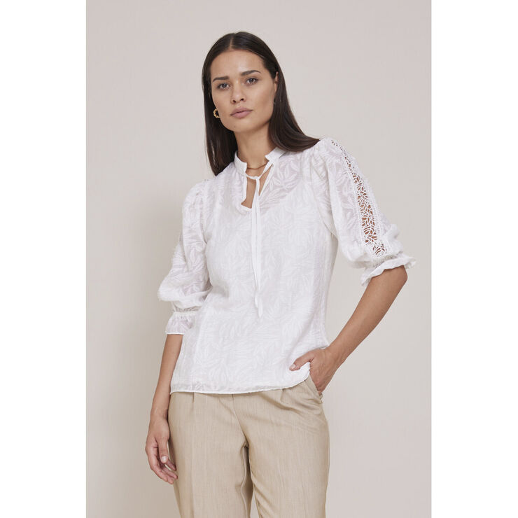 Bruuns Bazaar MacluraBBImiras blouse Snow white