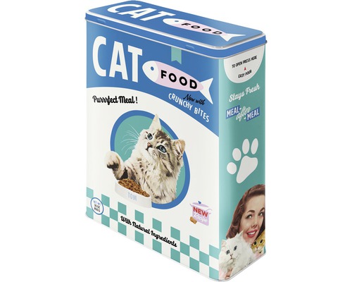 Voorraadpot XL Kattenvoer 4 l 8x19x26 cm