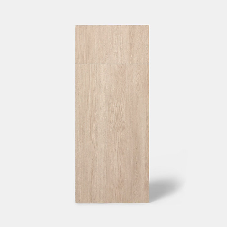 Façade de cuisine 1 porte et 1 tiroir Chia décor chêne clair l. 30 cm x H. 81 cm GoodHome