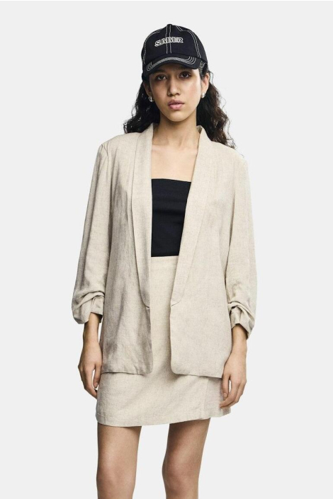Pieces beige dames rok