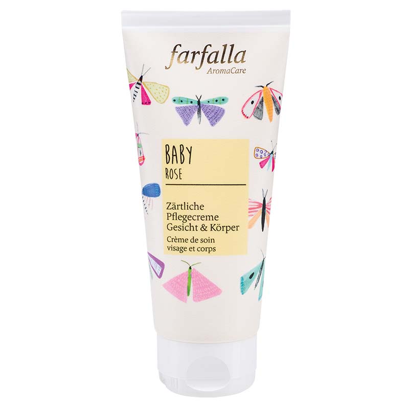 Farfalla Baby Zärtliche Pflegecreme Gesicht & Körper<br>100 ml, Creme, Rose
