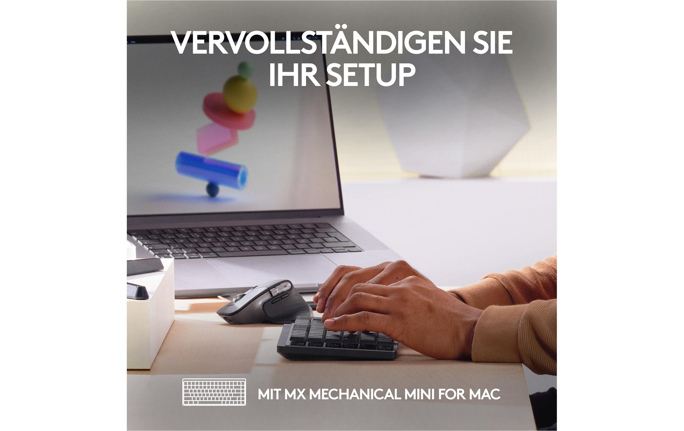Maus MX Master 3S for Mac space greyFür Mac optimierte Präzisionsmaus mit «Logitech Flow»-Technologie