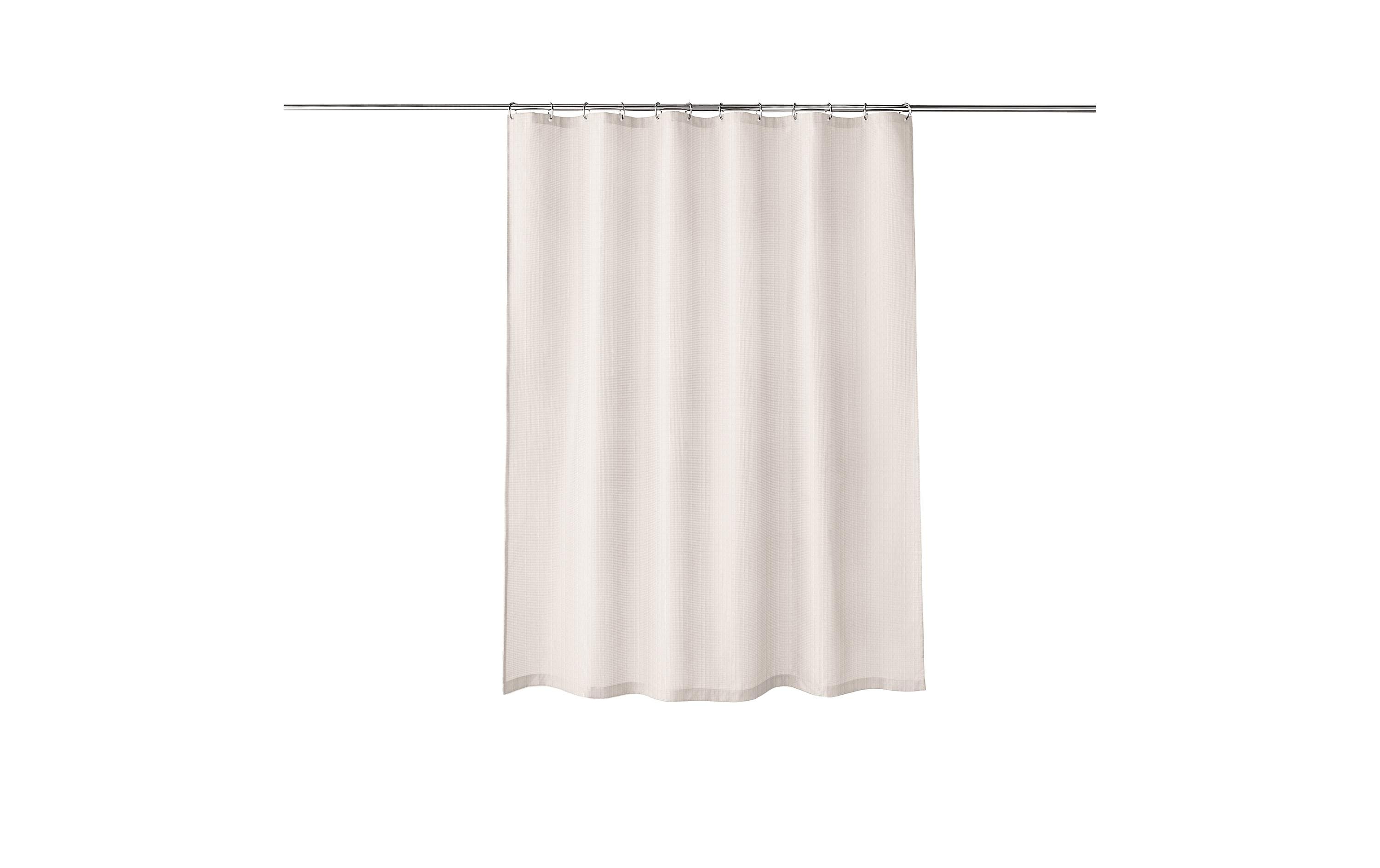 Duschvorhang Griglia 180 x 200 cm, WollweissDuschvorhang aus der Signature Premium-Linie