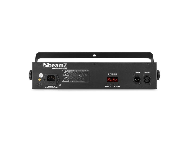 BeamZ LED-Bar LCB99 Kompakte 2-in-1-LED-Leiste mit 9 x 6-W-RGBW-LEDs in Kombination mit 9 x 3-W-UV-LEDs