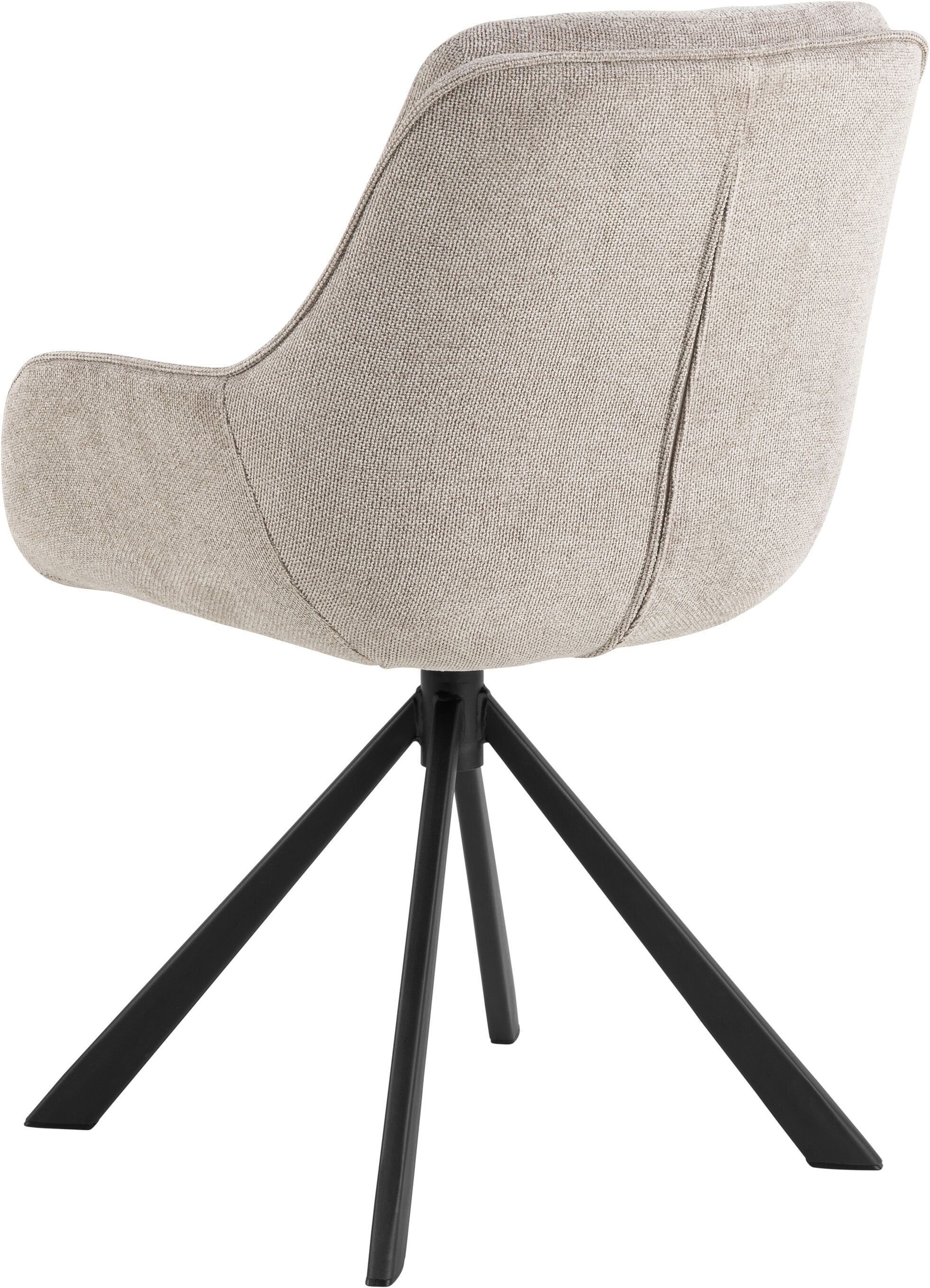 ELENI Stuhl - Sand / B: 58.5 cm x T: 64.0 cm x H: 87.5 cm