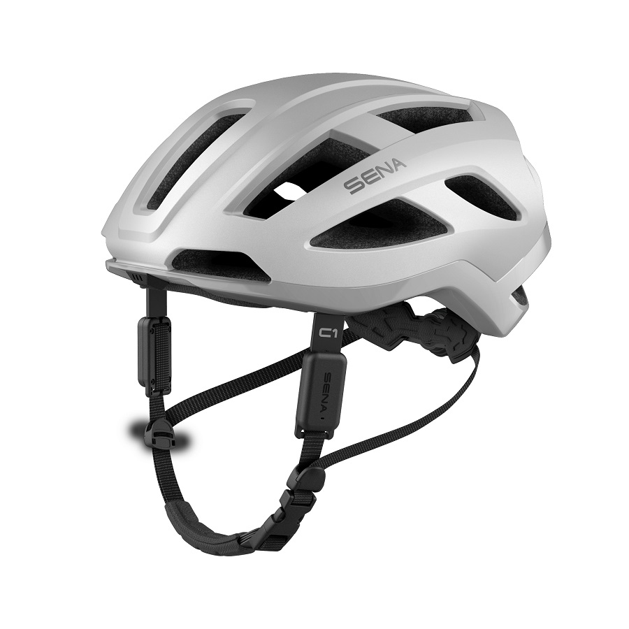 Sena C1 Smart Matt White fietshelm