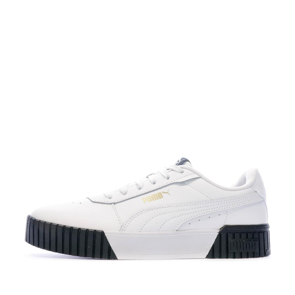 Puma Baskets Blanche/Noire Femme Puma Carina 2.0