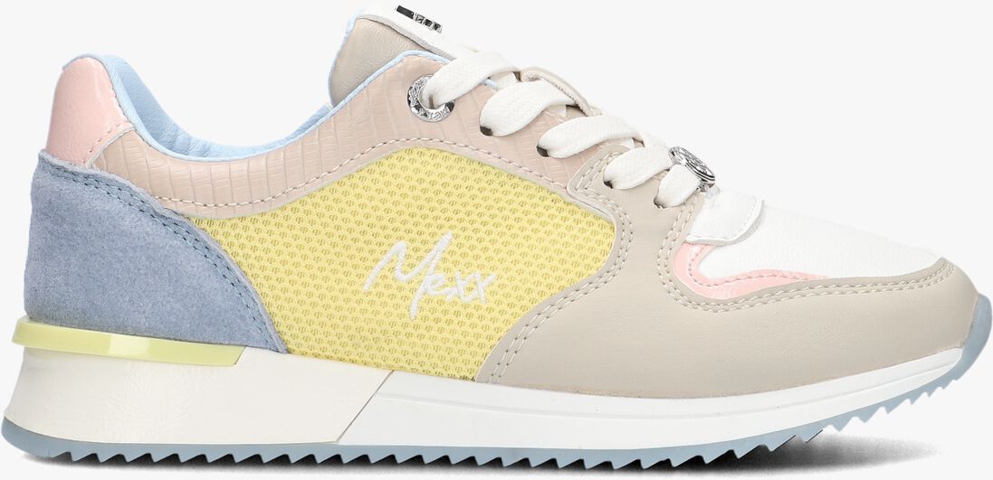 MEXX gele mexx lage sneakers fleur mini