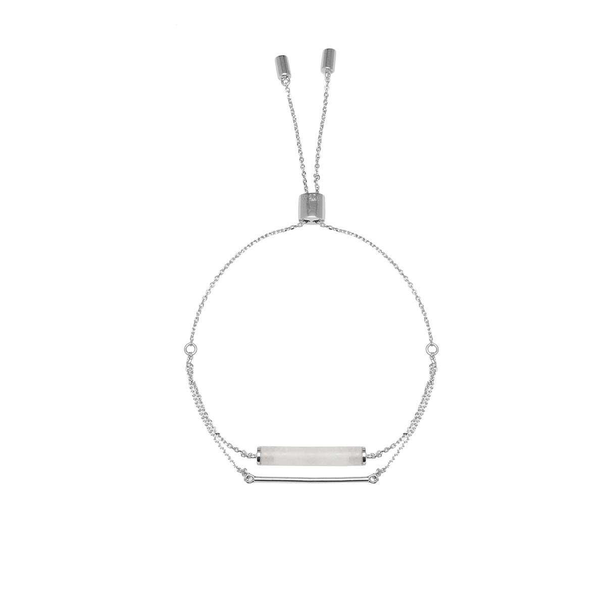 Bracelet femme plaqué or double chaine HONA - PD Paola