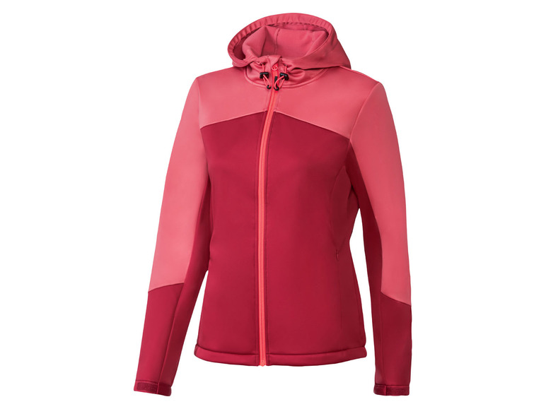 Dames softshell jack, van ademend functioneel materiaal