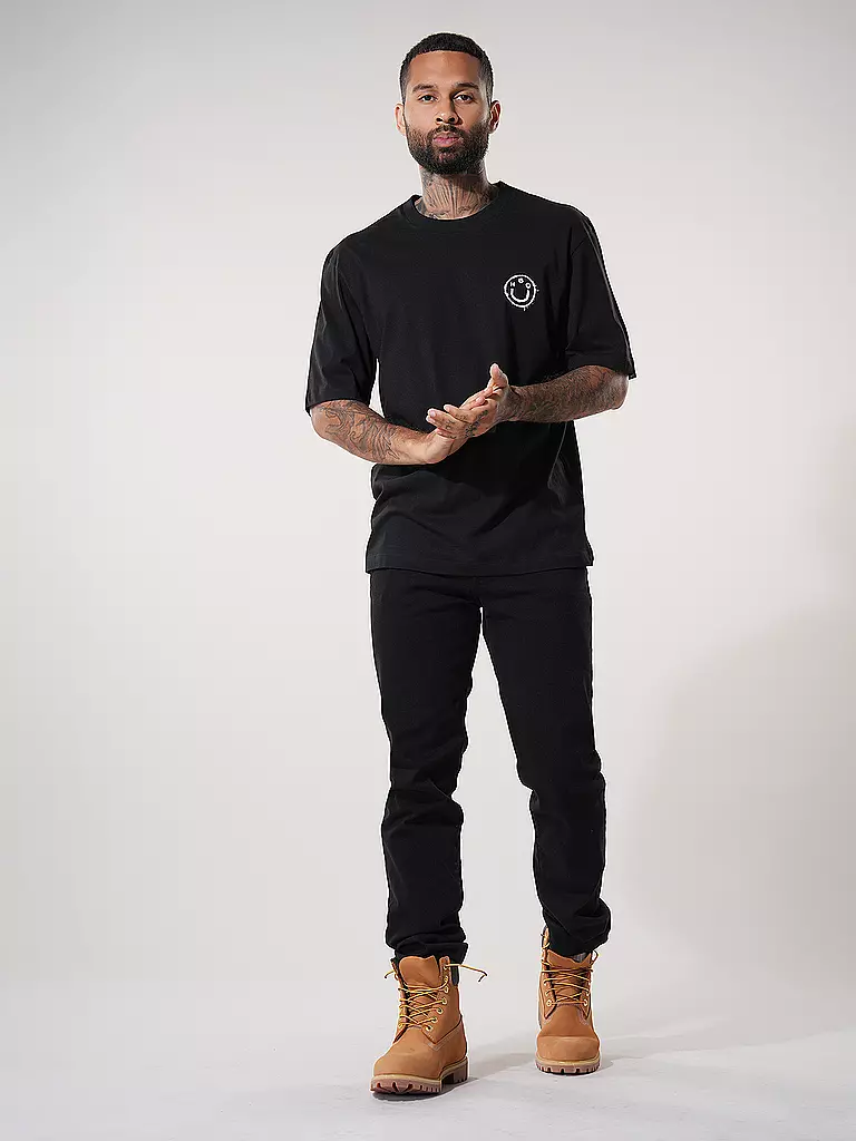 HUGO T-Shirt NUGOYORK schwarz