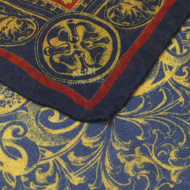 MJM Scarf Freja W 70x70 Navy