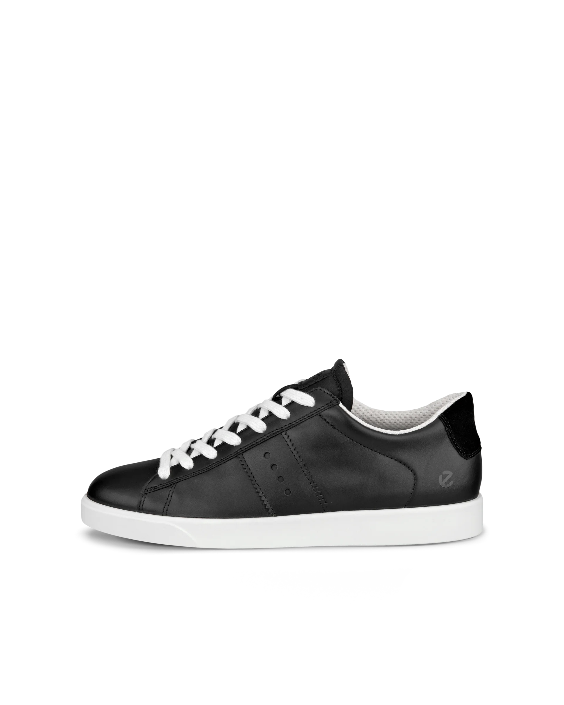 ECCO STREET LITE W Damen Ledersneaker Schwarz