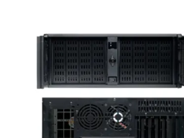 FANTEC TCG-4880X07-1 - Rack-monterbar 4U - udvidet ATX - ingen strømforsyning (ATX12V / EPS12V) - sort