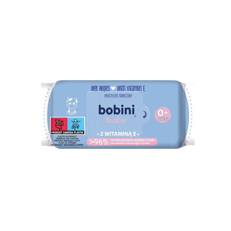 Bobini Baby Feuchttücher mit Vitamin E 60 Stück