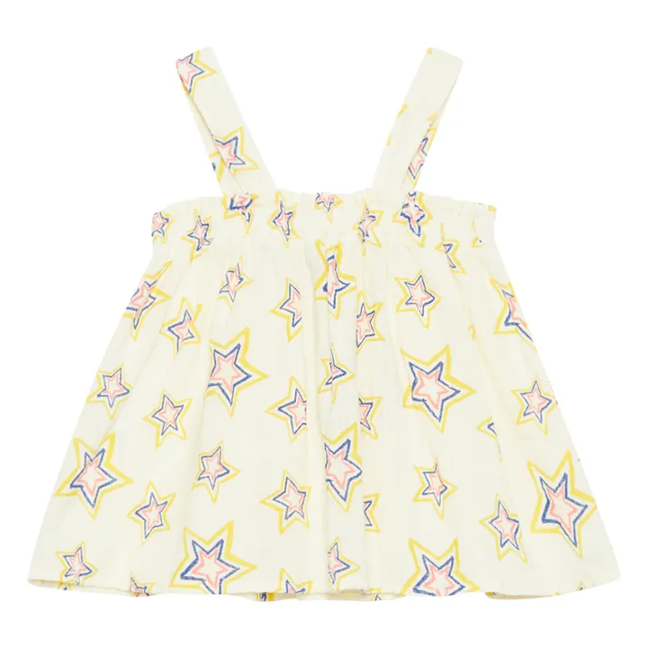 Weekend House Top Etoiles Coton Bio | Jaune pâle