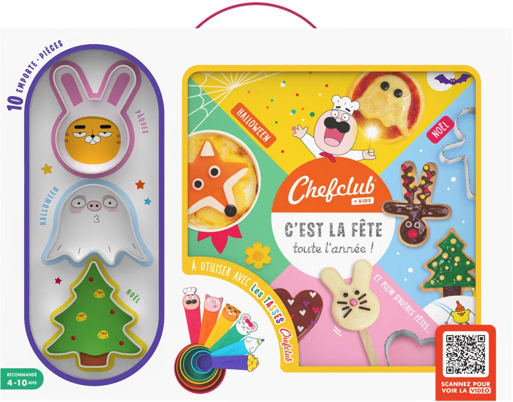 CHEFCLUB -COFFRET KIDS C'EST LA FETE TOUTE