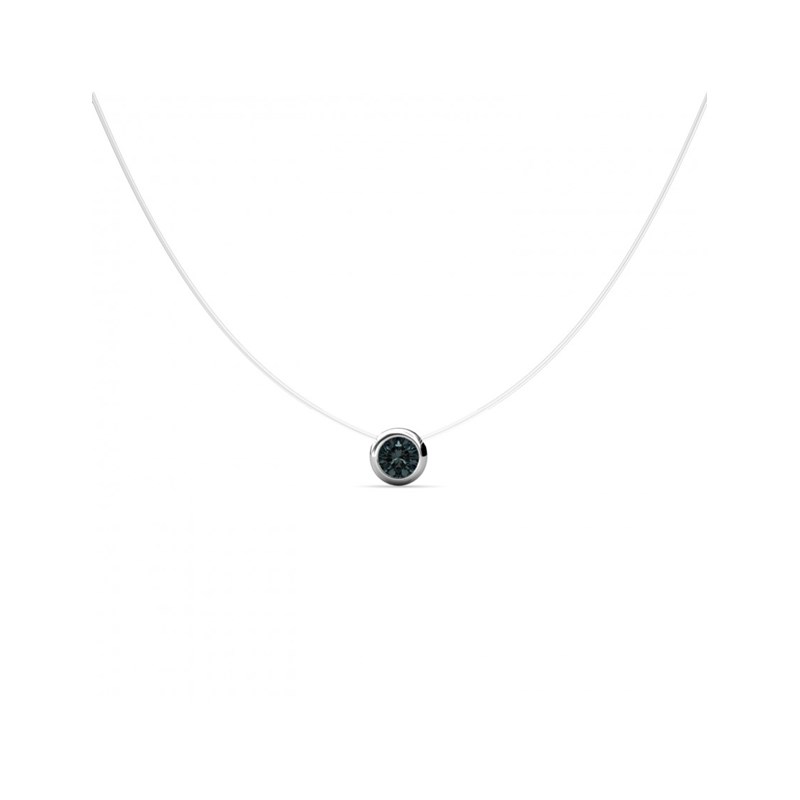 Coffret 7 colliers invisibles Moon - Argenté et Multi