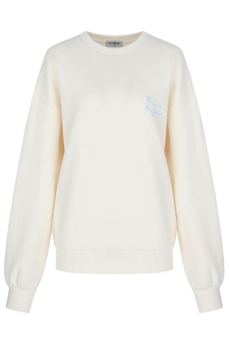 Fluresk ecru dames sweater