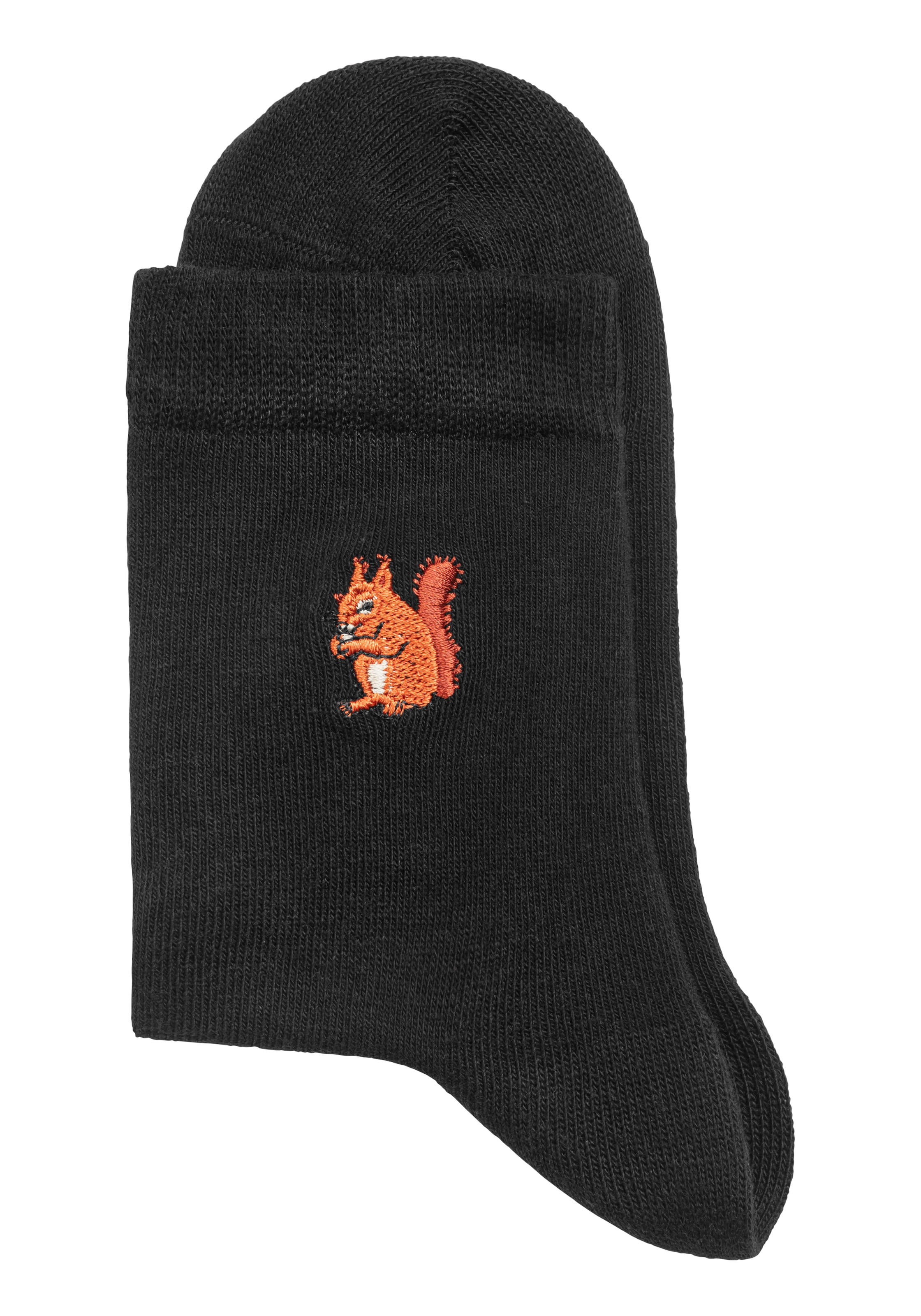 H.I.S Socken Packung, 5 Stk. tlg. mit hochwertiger Stickerei