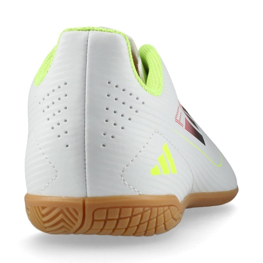 adidas F50 Club IN Pure Victory - Blanc/Noir/Jaune Enfant