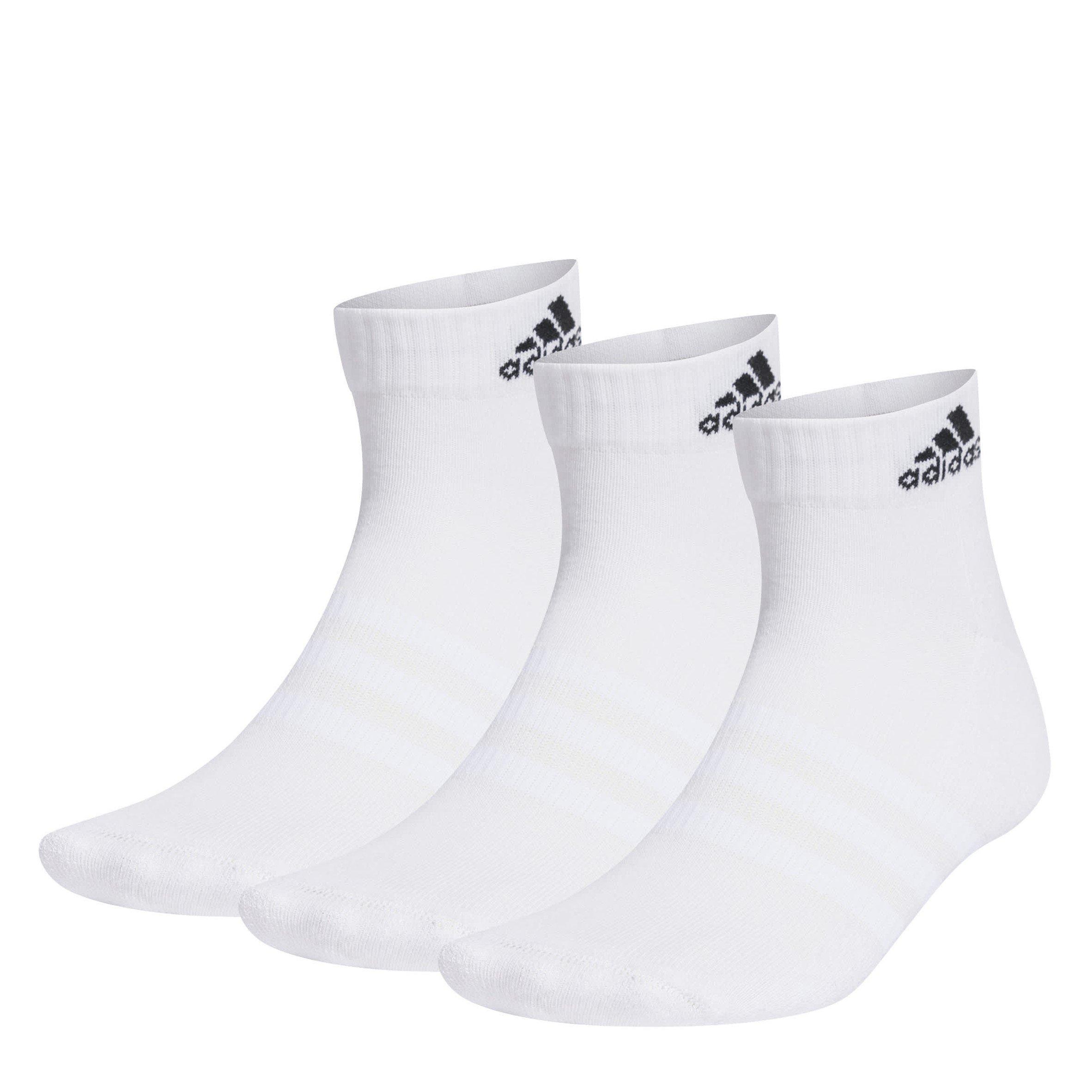 adidas 3 Pack Cushioned Sportwear Ankle Socks