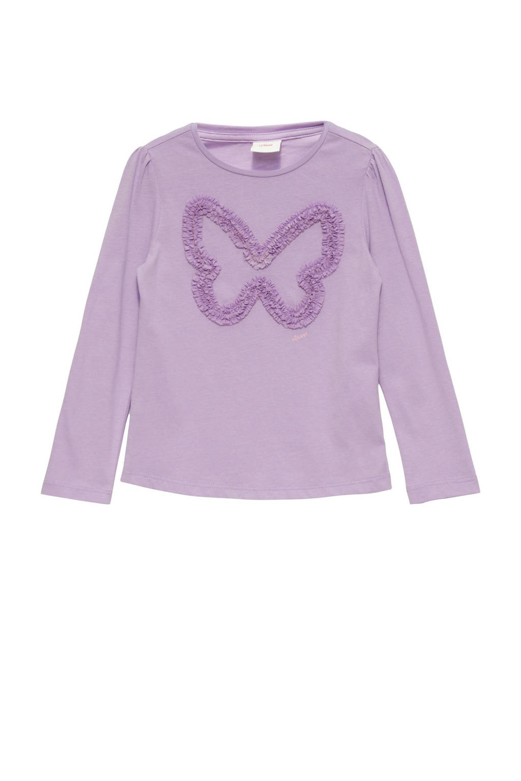 s.Oliver longsleeve met printopdruk lila