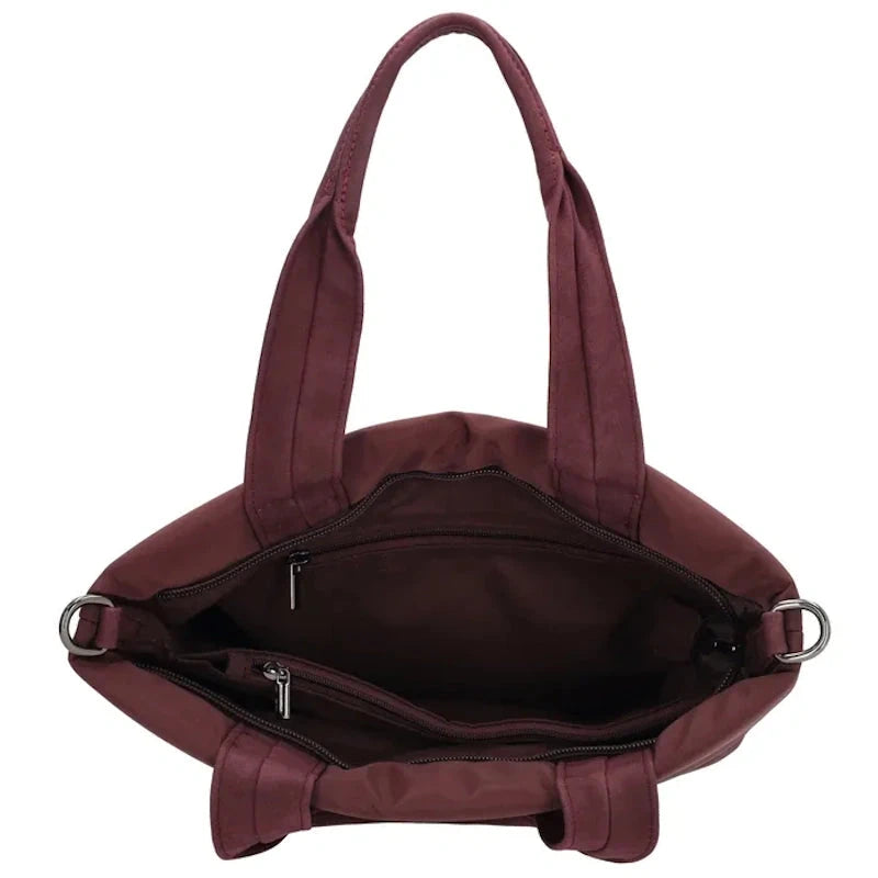 Zebra Trends Elske Handtas Bordeaux Rood