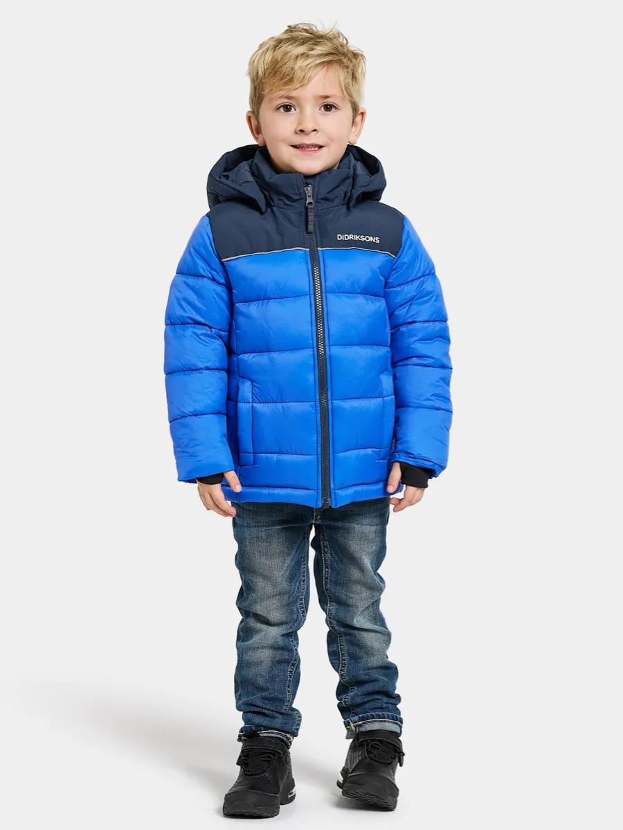 Didriksons Fox Kids Jacket Caribbean Blue