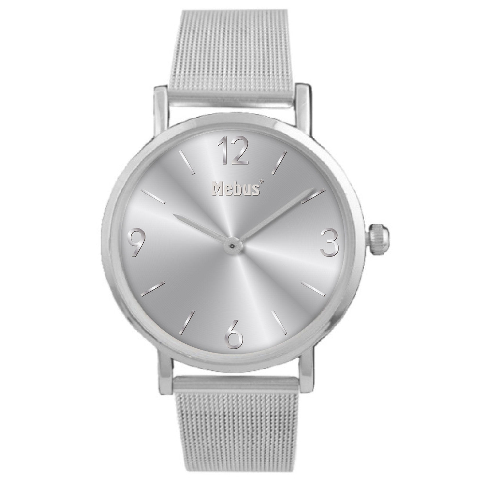 Mesh-Armbanduhr - Damen - Edelstahl - inklusive Batterie