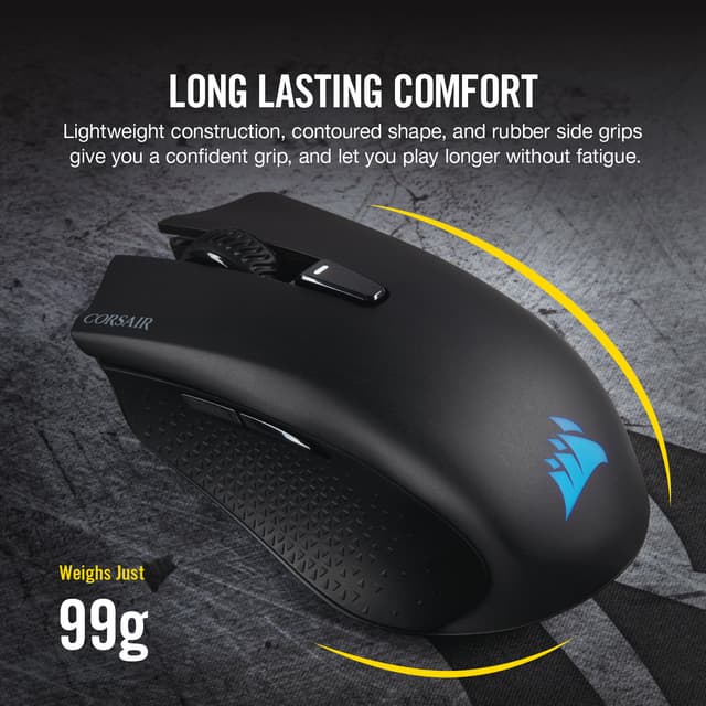 Corsair Harpoon RGB trådløs gamingmus (sort)