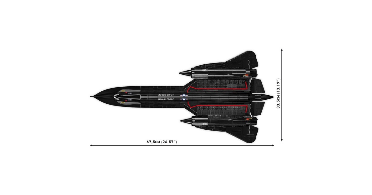 COBIArmed Forces - Lockheed SR-71 Blackbird Constructiespeelgoed  (COBI-5891)