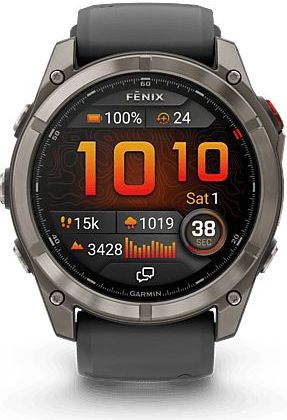 Garmin - fenix 8 Pro - Smartwatch - 51mm - LTE - AMOLED scherm - Titanium behuizing - Tot 27 dagen batterijduur