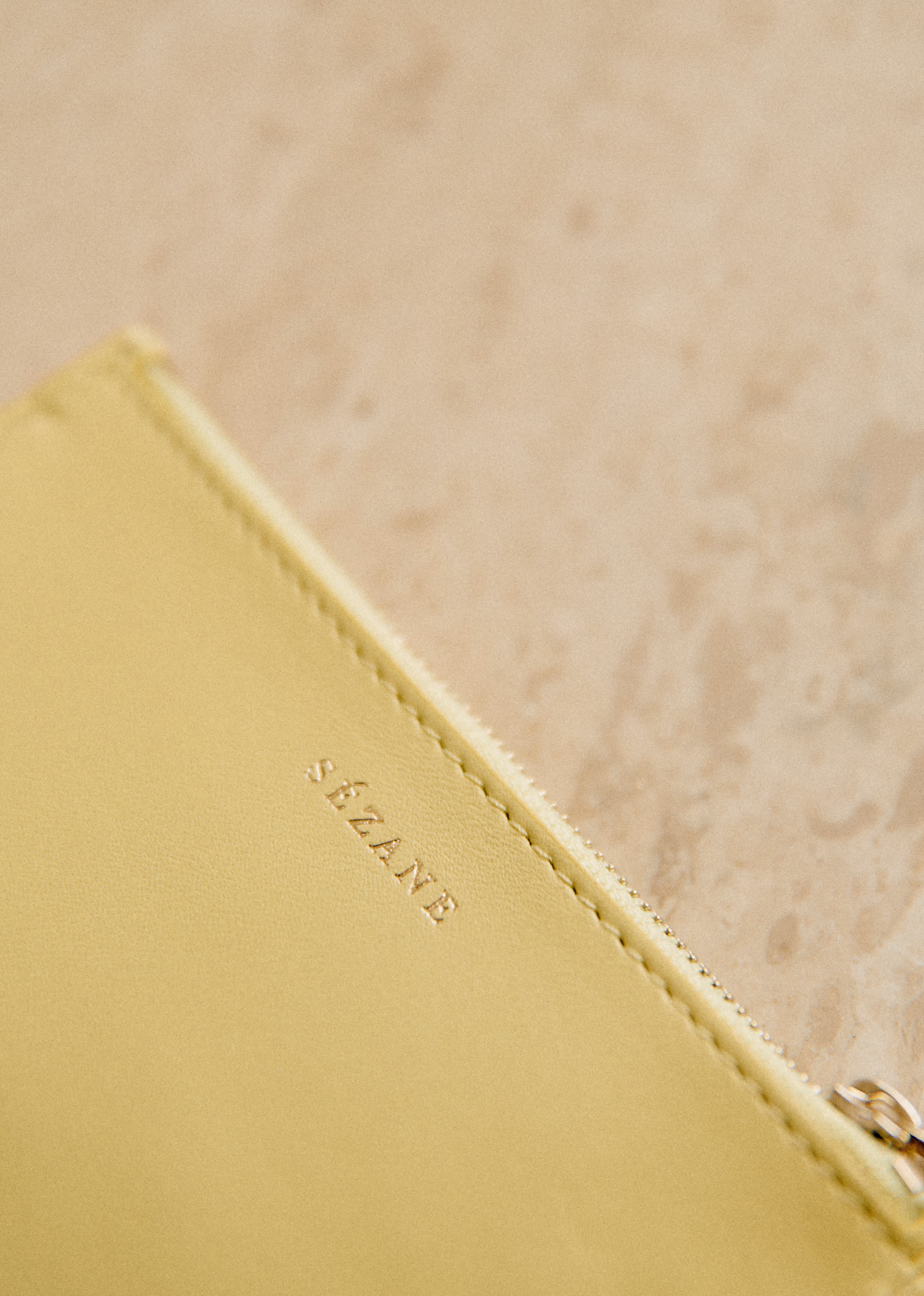 Porte-cartes Grand Alfred - Jaune lisse - SACS/NEW SACS Petite Maroquinerie 5906419