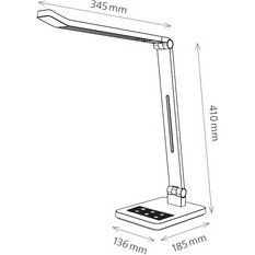 Lampe de bureau à LED Tide, pied