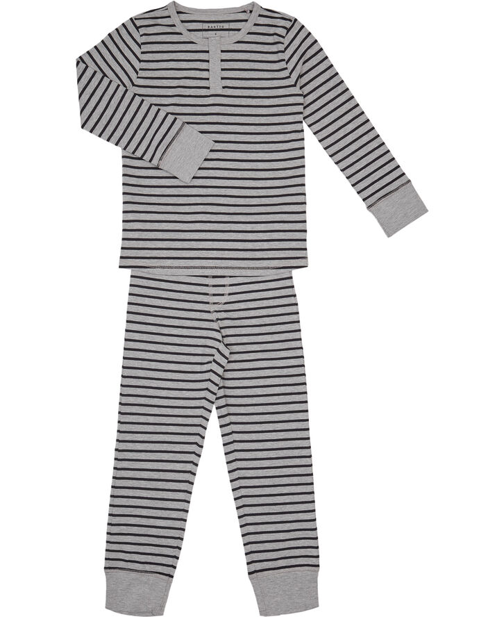 Magasin du Nord Collection Mason 1G 2G Light grey melange / black stripe