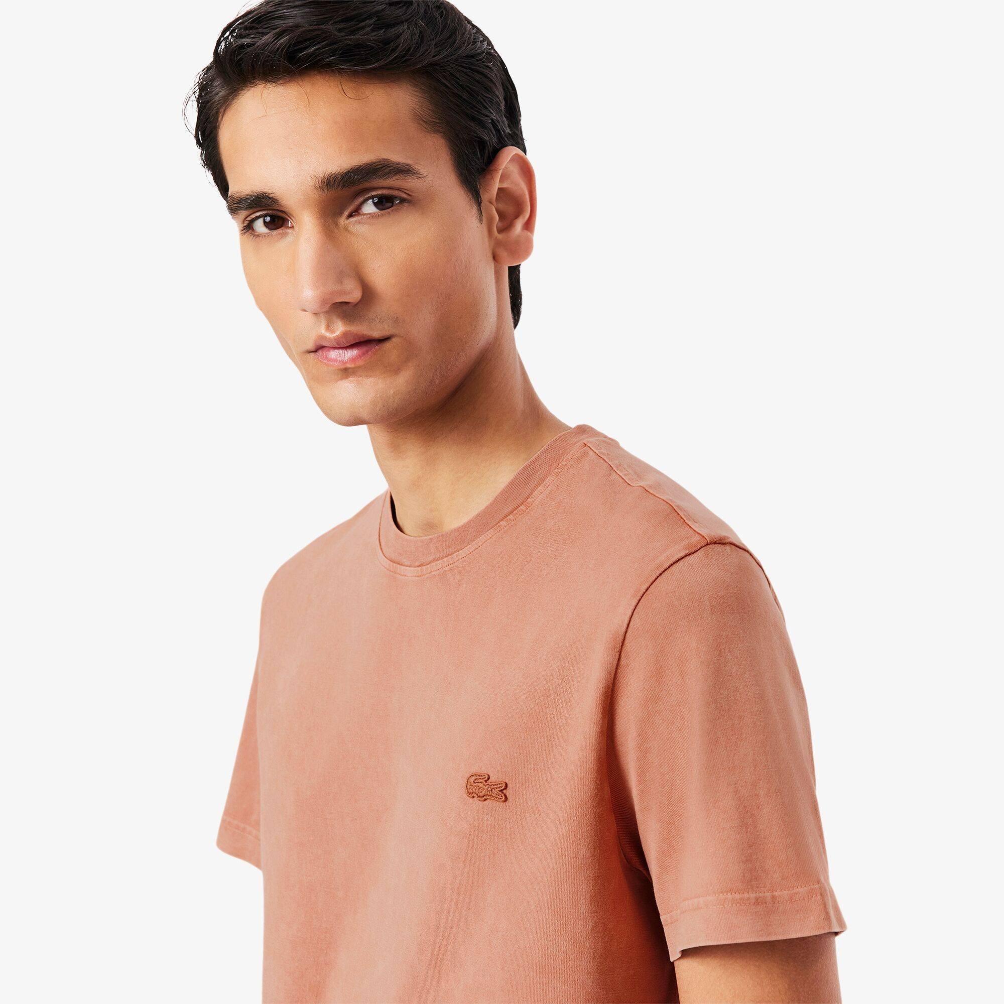 Lacoste Washed Effect Heavy Jersey T-Shirt