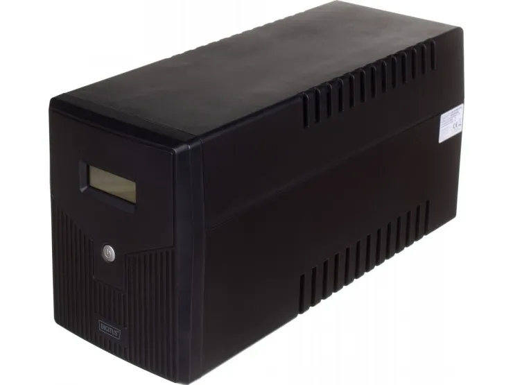 DIGITUS Professional DN-170075 - UPS - AC 230 V - 900 Watt - 1500 VA - 9 At - USB, RS-232 - output-stikforbindelser: 4