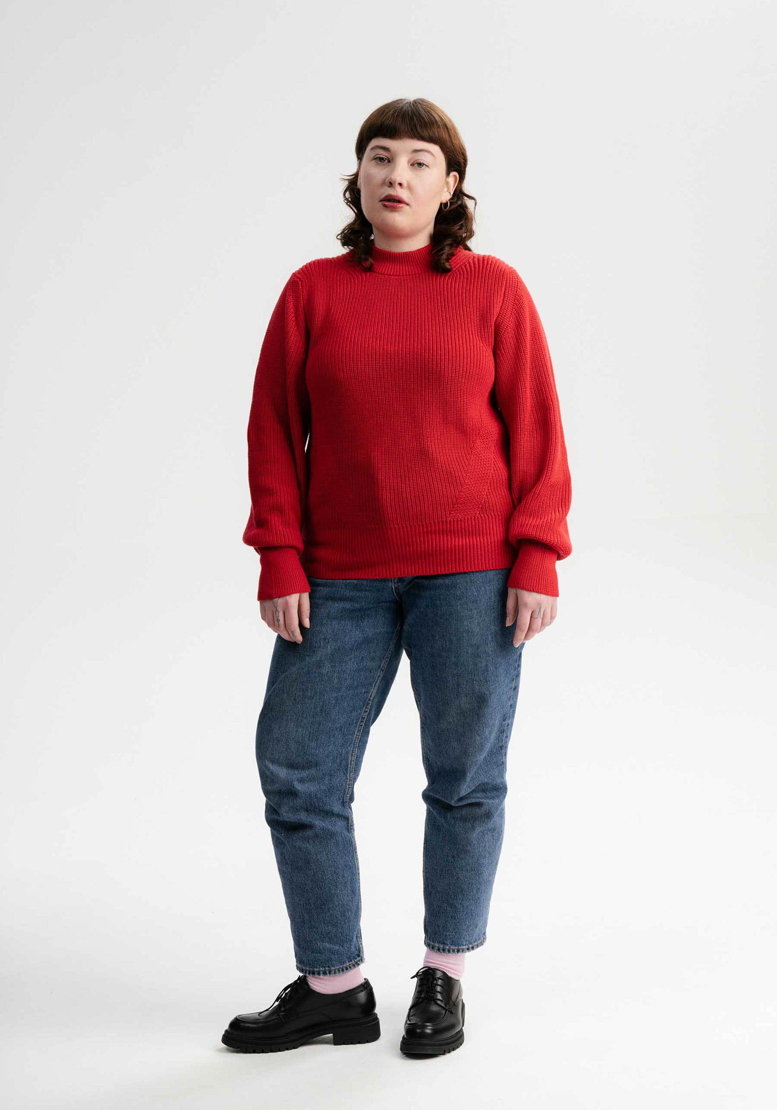 Mela Strickpullover Riya Pomegranate