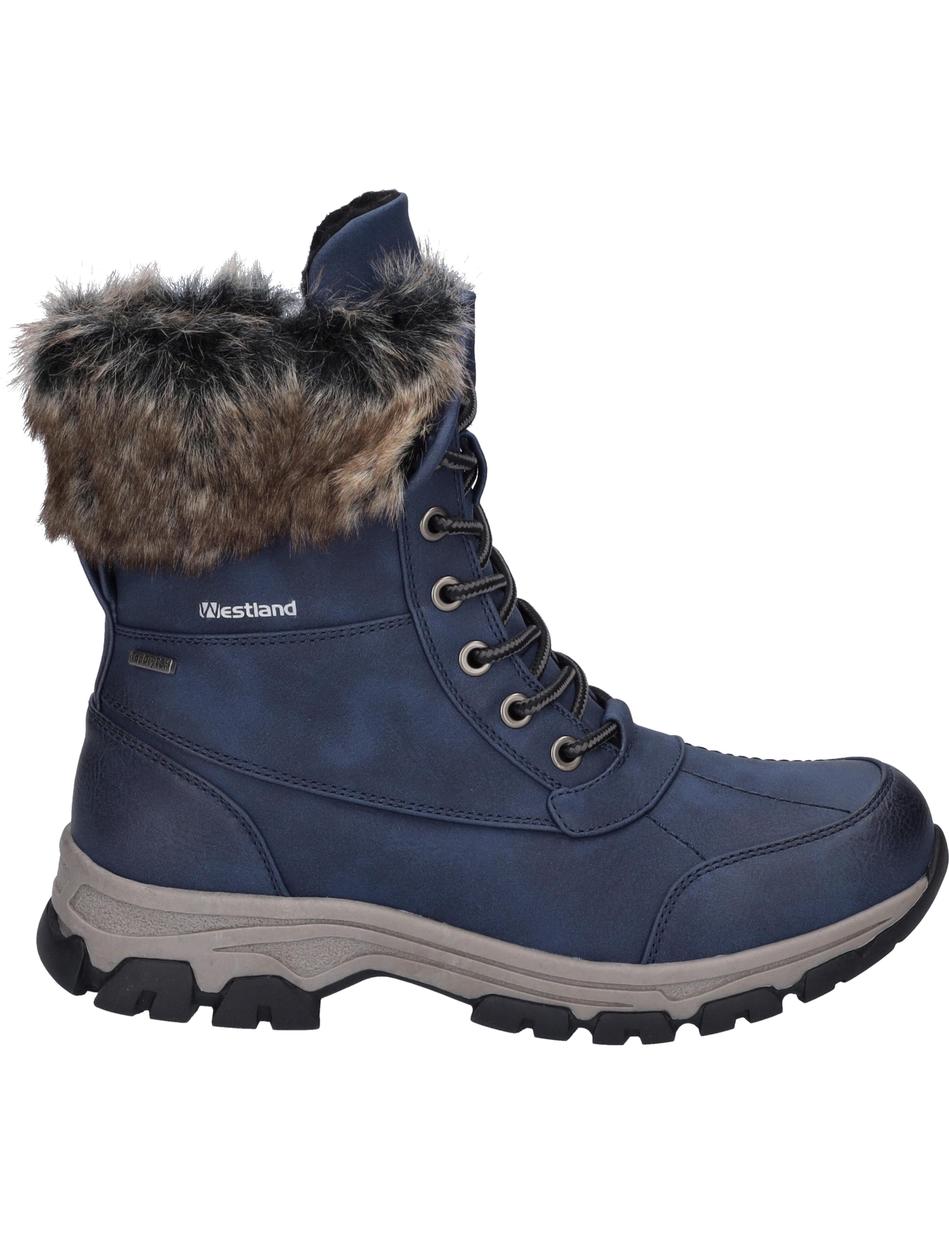 Stiefel Chambery 04, blau-kombi