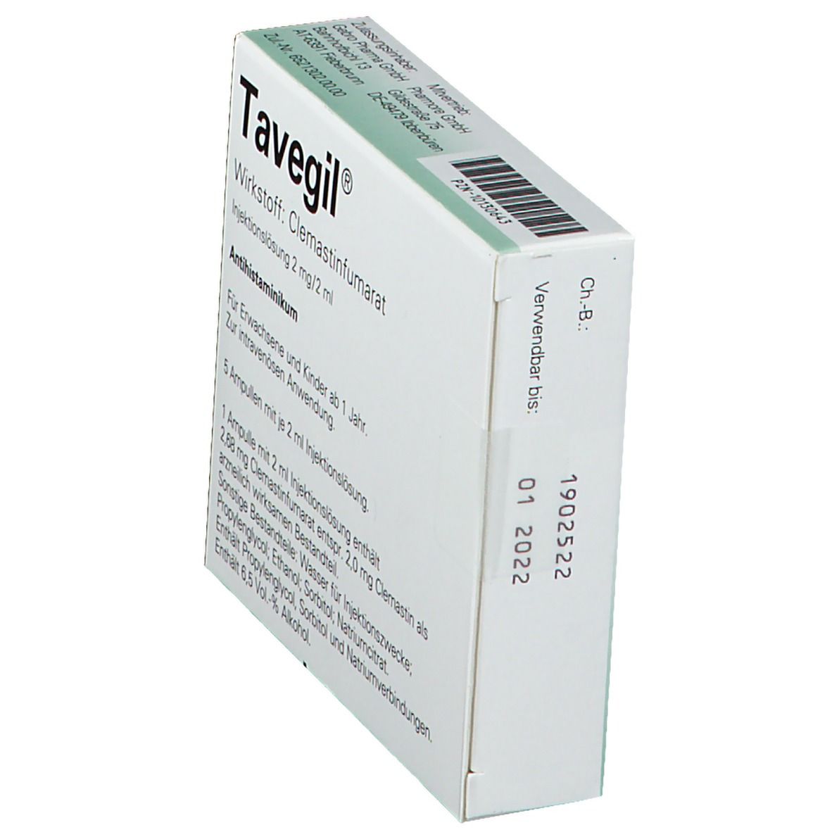 Tavegil® Injektionslösung