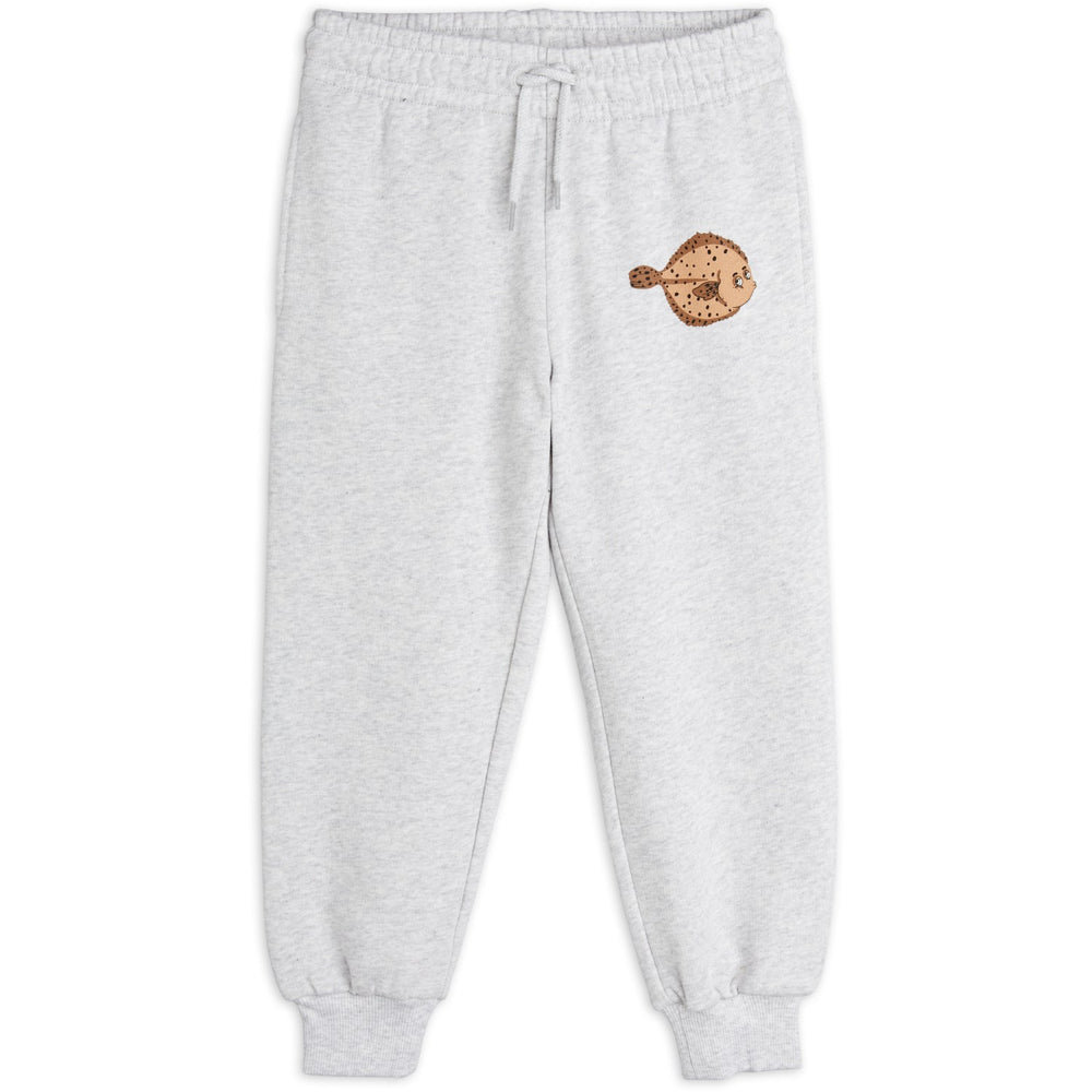 Køb Mini Rodini Grey Melange Flundra Sweatpants