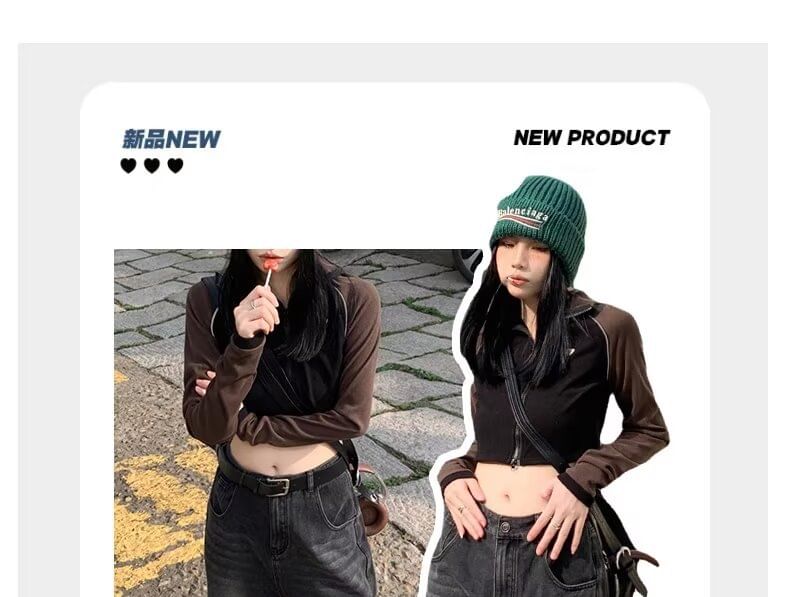 deersweeti - Mid Waist Washed Wide Leg Jeans