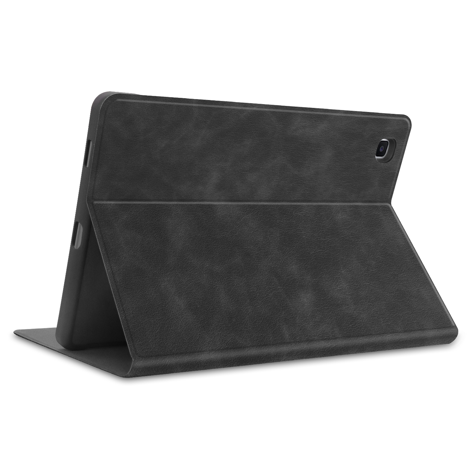 Samsung Galaxy Tab S6 Lite (2024/2022/2020) Leder Tasche Flip Cover S-Pen Halterung - Schwarz