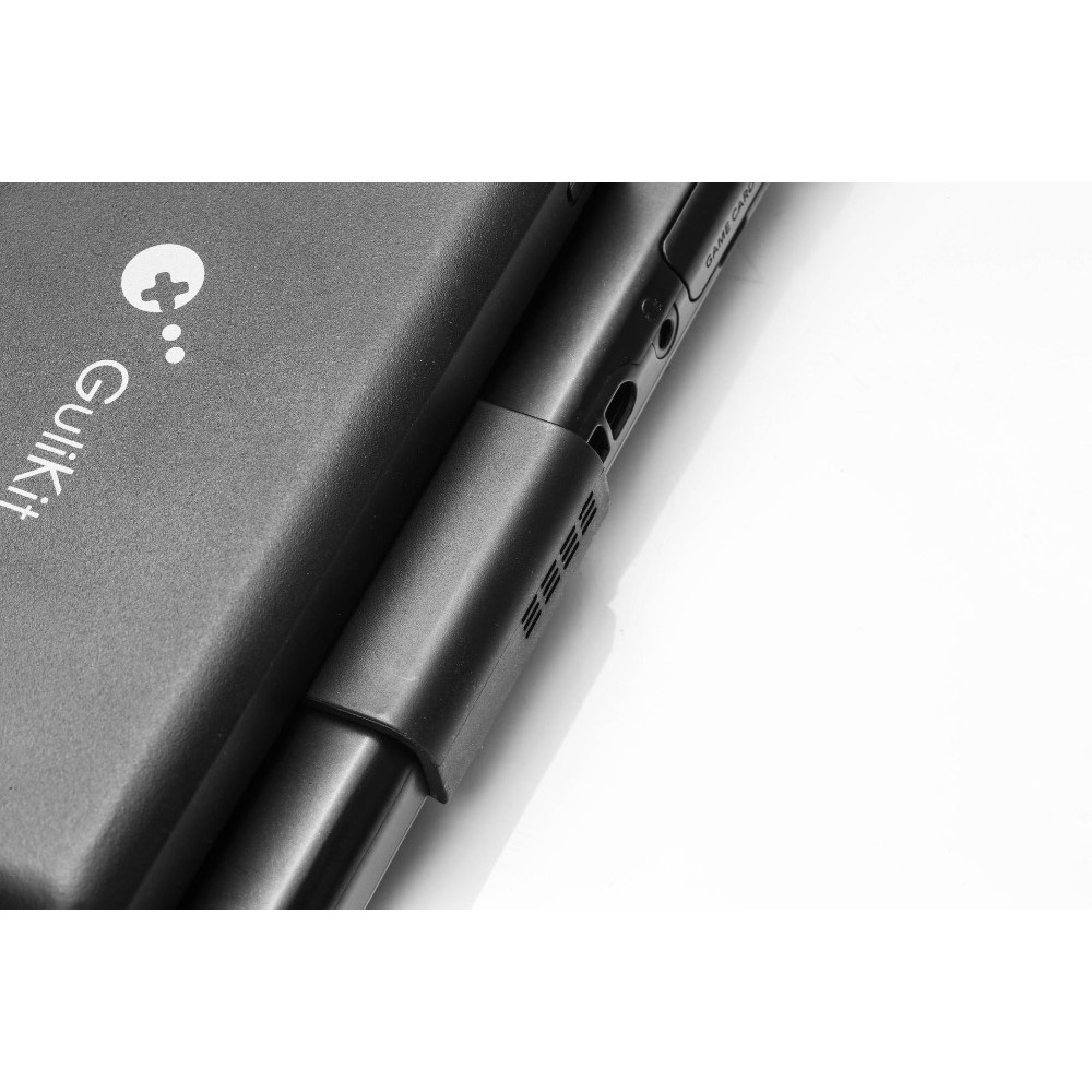 Aufsteckbare USB A / USB C Powerbank Reise Ladegerät für Nintendo Switch / Smartphones / Tablets (10000mAh) - Schwarz
