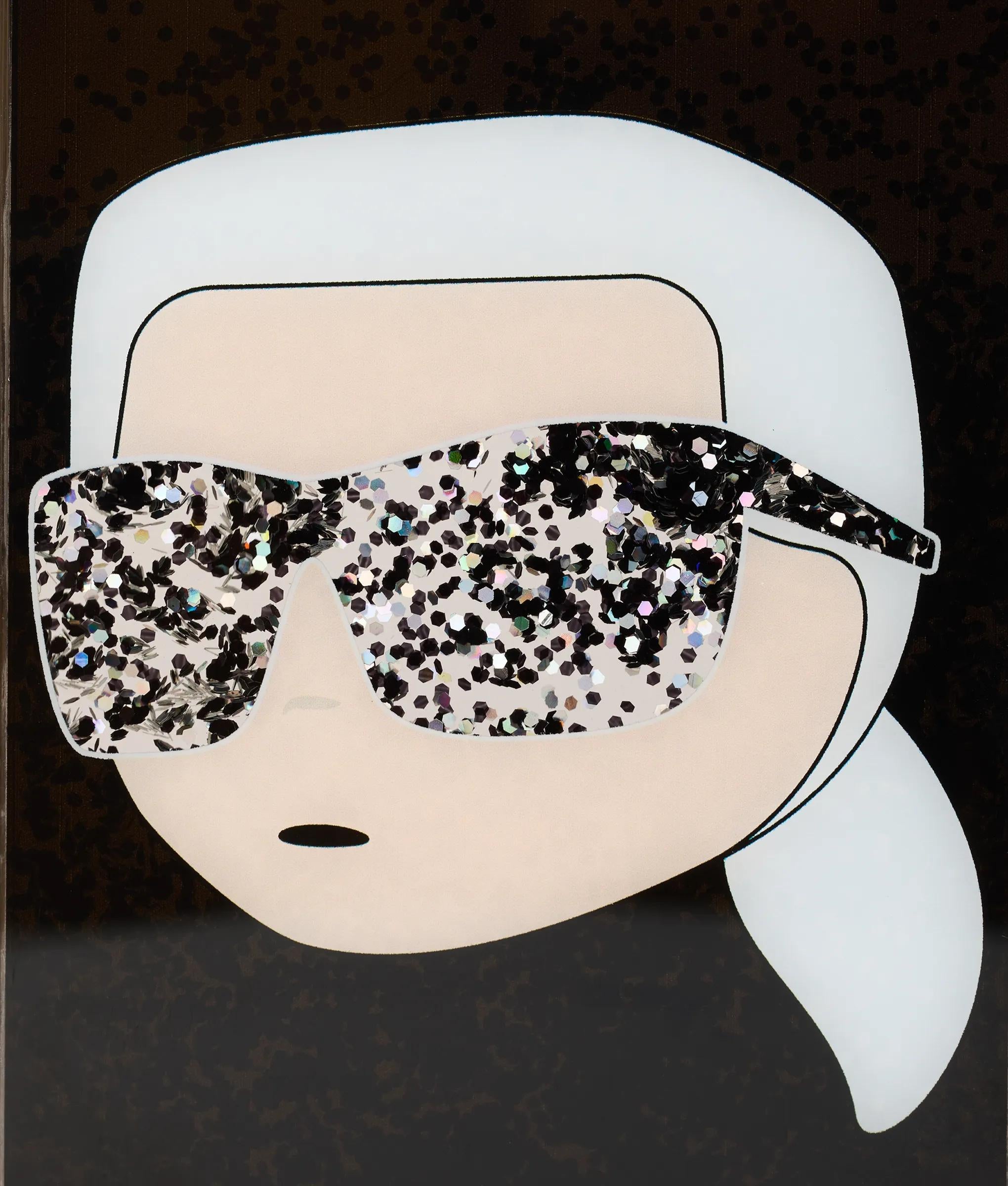 Ikon Karl glitter hoesje voor iPhone 17 Pro Max
