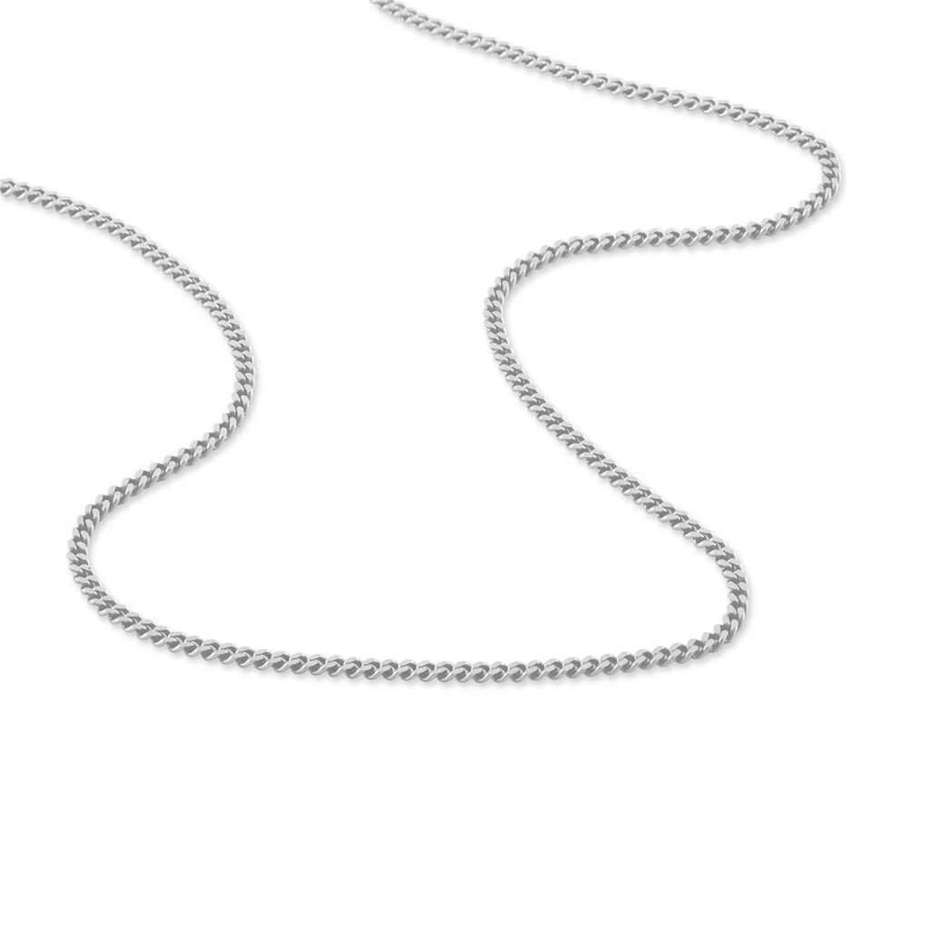 Chaîne Annael Maille Gourmette Argent Blanc
